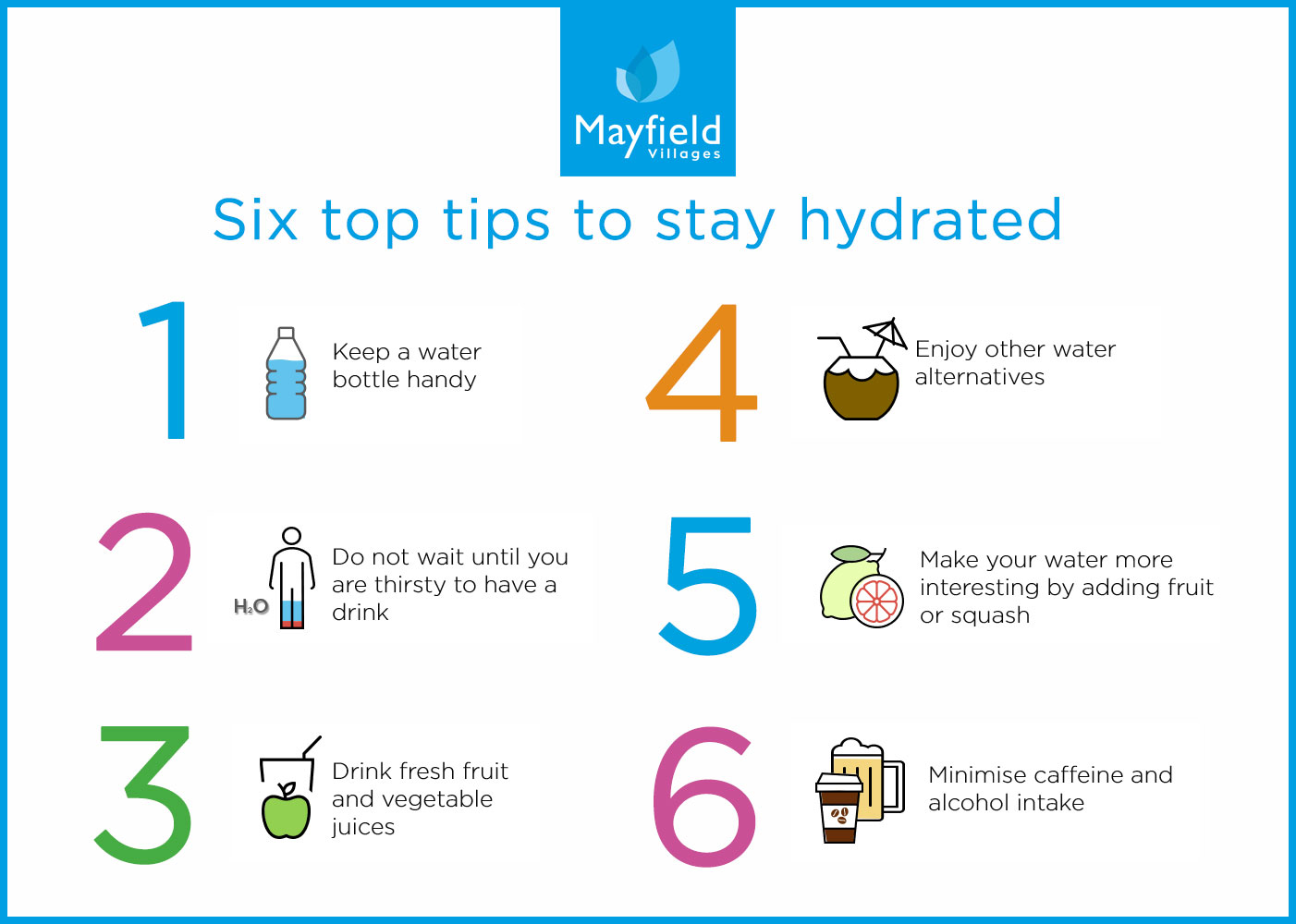 Stay hydrated in retirement