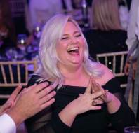 Village of the Year team at the Audley Spirit Awards 2025