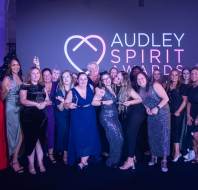 Care award-winners at the Audley Spirit Awards 2025