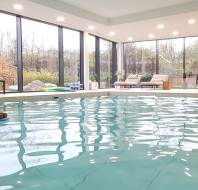 Mayfield Myles relaxing before his aqua class at Mayfield Watford