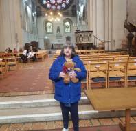 Myles visits St Albans Cathedral with Mrs H
