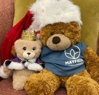 Christmas at Mayfield with Myles the bear