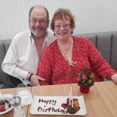 Karin and Michael Morgan homeowners at Watford