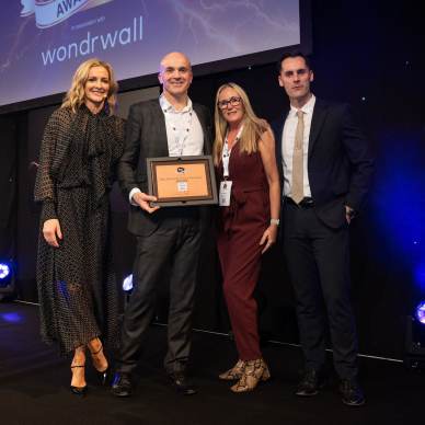 Mayfield Directors accepting the 2025 WhatHouse Award for Best Retirement Home Developer