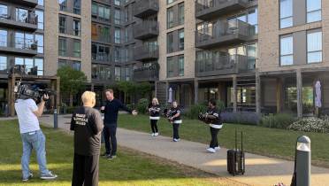 The Mayfield Belles on the BBC, filmed at Mayfield Watford